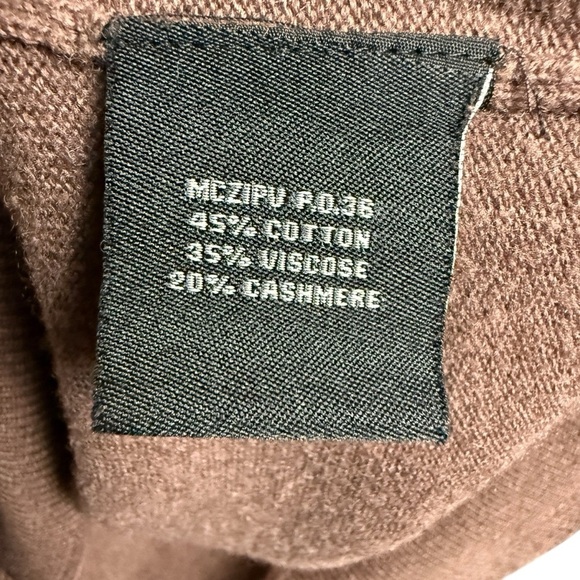 Golf Sweater Vest Brown Men’s L Cashmere Blend G-MAC Kartel Spring Preppy Easter - Picture 4 of 9
